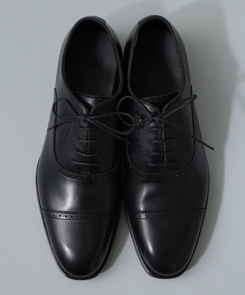POLPETTA(ポルペッタ)の「【別注】POLPETTA / LUSSO クォーターブローグ シューズ(ドレスシューズ・メンズ・ブラック・41.5/41/40.5/40/39.5)」の6枚目の写真