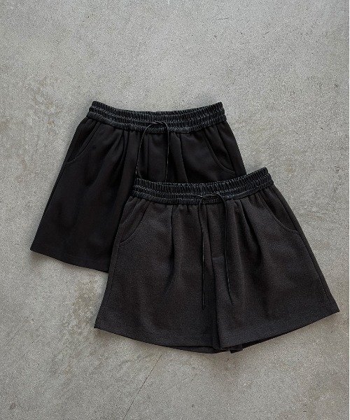 ad thie（アドティエ）の「ウエスト切替 ハーフパンツ（その他パンツ・レディース・ダークグレー/ブラック・FREE）」の19枚目の写真