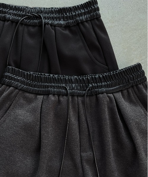 ad thie（アドティエ）の「ウエスト切替 ハーフパンツ（その他パンツ・レディース・ダークグレー/ブラック・FREE）」の21枚目の写真