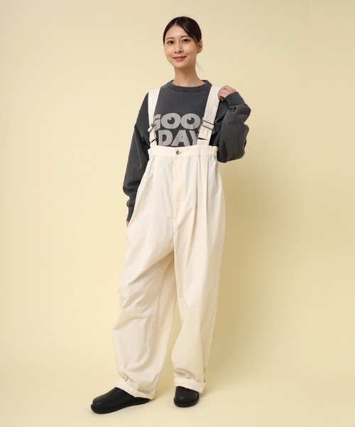 RNA-N（アールエヌエーエヌ）の「O0732 ヴィンテージワッシャーサロペット（サロペット/オーバーオール・レディース・ブラック/キャメル/キナリ・FREE）」の12枚目の写真