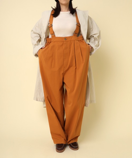 RNA-N（アールエヌエーエヌ）の「O0732 ヴィンテージワッシャーサロペット（サロペット/オーバーオール・レディース・ブラック/キャメル/キナリ・FREE）」の8枚目の写真