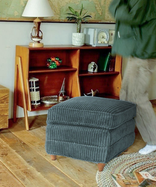 LAKEWOOD OTTOMAN レイクウッドオットマン ブルーグレー（家具）｜ACME