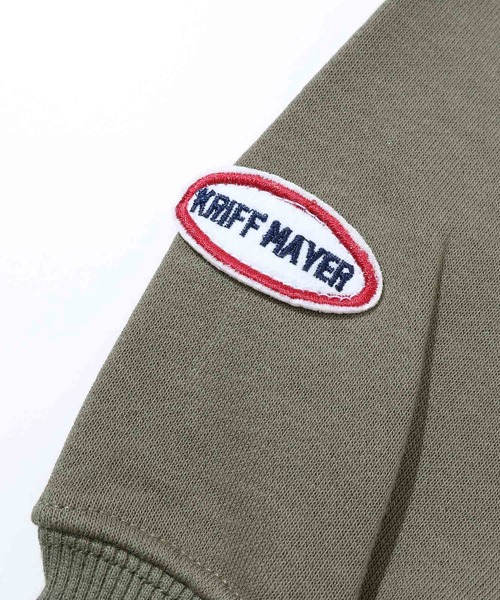 KRIFF MAYER Lady's Collection（クリフメイヤーレディースコレクション）の「のび～る裏毛カーディガン（カーディガン/ボレロ・レディース・オートミール/イエロー/カラフル/ブラック/カーキ/グレー・LARGE/MEDIUM）」の22枚目の写真