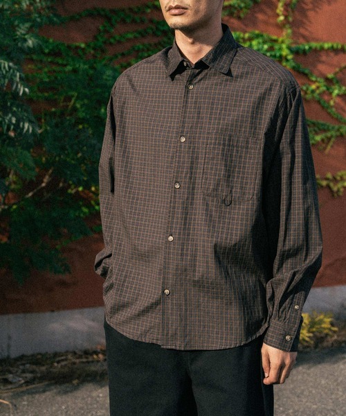 euan. セミルーズチェックシャツ（シャツ/ブラウス）｜euan.（ユアン）