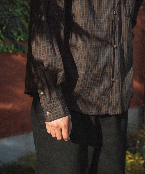 euan. セミルーズチェックシャツ（シャツ/ブラウス）｜euan.（ユアン）