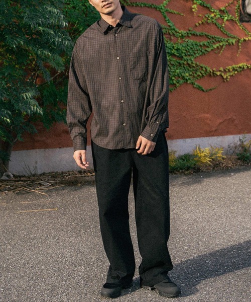 euan. セミルーズチェックシャツ（シャツ/ブラウス）｜euan.（ユアン）