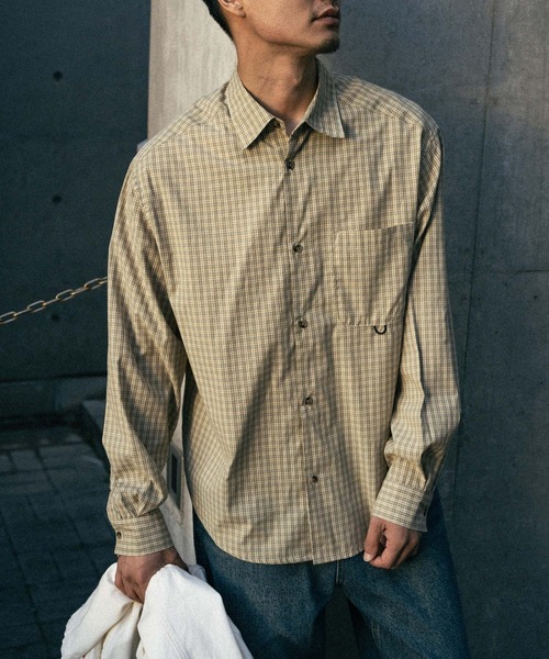 euan. セミルーズチェックシャツ（シャツ/ブラウス）｜euan.（ユアン）