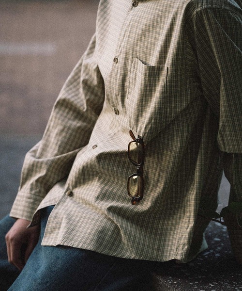 euan. セミルーズチェックシャツ（シャツ/ブラウス）｜euan.（ユアン）