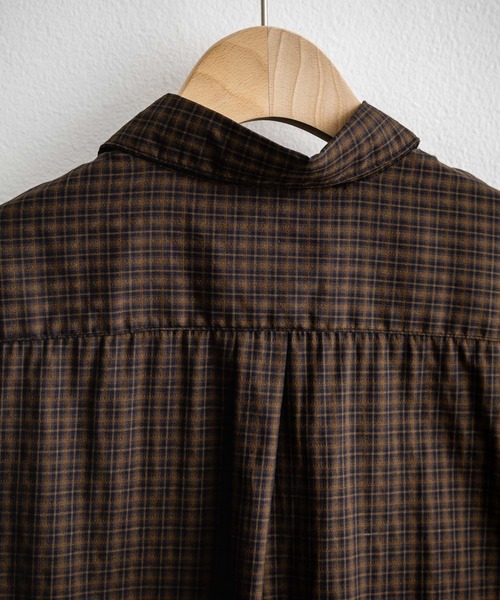 euan. セミルーズチェックシャツ（シャツ/ブラウス）｜euan.（ユアン）