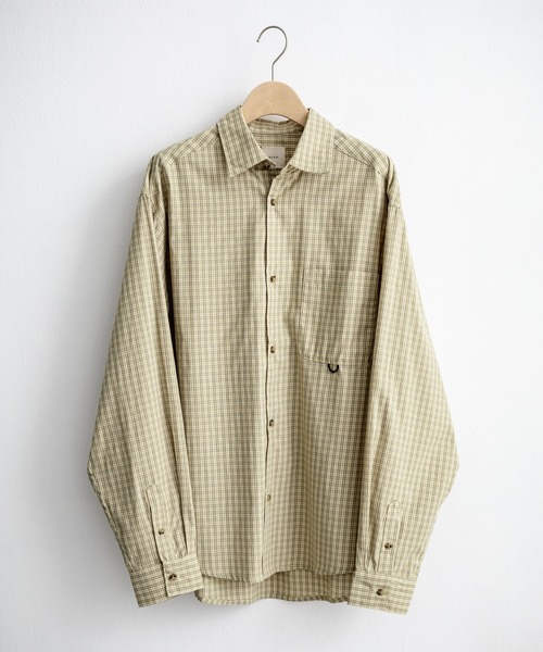 euan. セミルーズチェックシャツ（シャツ/ブラウス）｜euan.（ユアン）