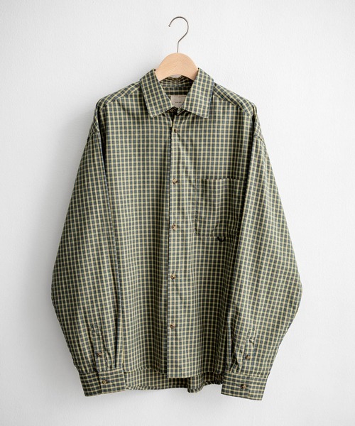 euan. セミルーズチェックシャツ（シャツ/ブラウス）｜euan.（ユアン）