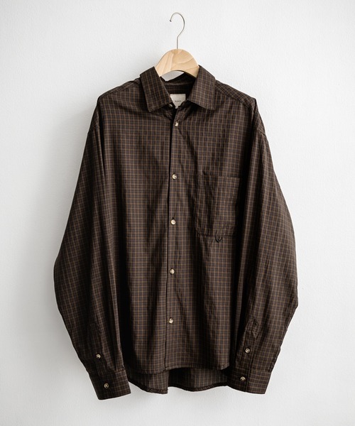 euan. セミルーズチェックシャツ（シャツ/ブラウス）｜euan.（ユアン）