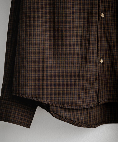 euan. セミルーズチェックシャツ（シャツ/ブラウス）｜euan.（ユアン）