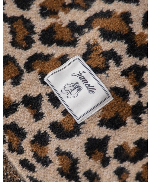 JUMELLE(ジュメロ)の「leopard knit muffler(マフラー・レディース・ブラウン・FREE)」の14枚目の写真