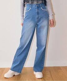 Mi-je（ミジェ）の「パールデニム【韓国ファッション】（デニムパンツ）」