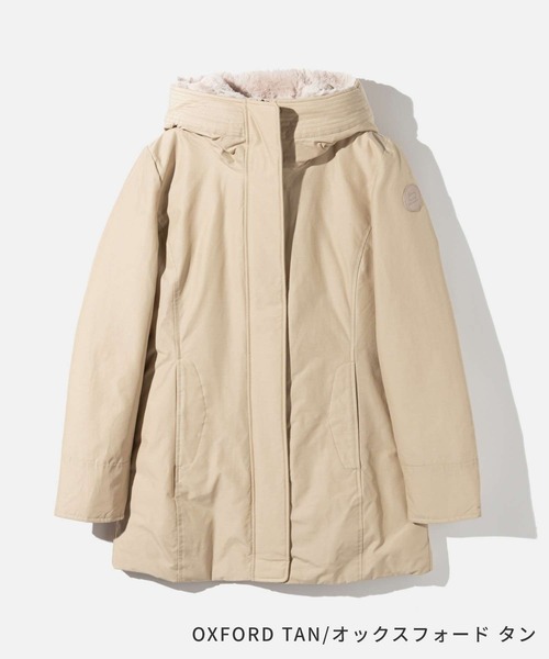 WOOLRICH（ウールリッチ）の「WOOLRICH BOULDER FAUX FUR PARKA ウールリッチ ボウルダー ファー ダウン パーカー（ダウンジャケット/コート・レディース・ブラック/ネイビー/ブラウン系1・SMALL/MEDIUM/LARGE/X-SMALL）」の18枚目の写真