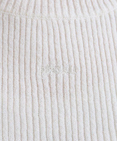w closet（ダブルクローゼット）の「【4色展開/ラメ生地】刺繍タートルニット（ニット/セーター・レディース・ブラック/アイボリー/ボルドー/ブルー・FREE）」の19枚目の写真
