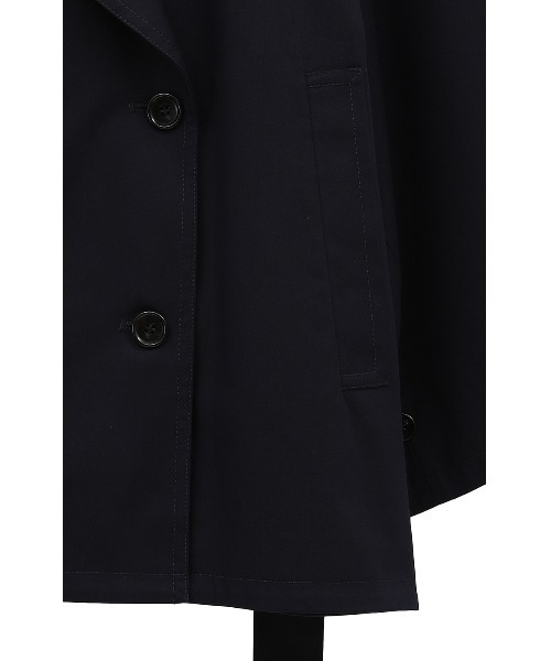 CLANE（クラネ）の「CLANE/クラネ/OVER SHORT TRENCH COAT（トレンチコート・レディース・ベージュ/ネイビー・1）」の11枚目の写真