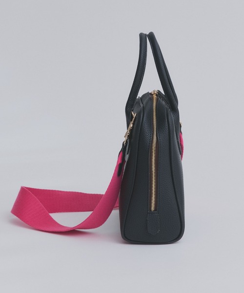 antic rag(アンティックラグ)の「Valde mini バルデ ミニ(ボストンバッグ・レディース・チャコールグレー/ブラック/ベージュ/シルバー/イエロー/サックスブルー・FREE)」の22枚目の写真