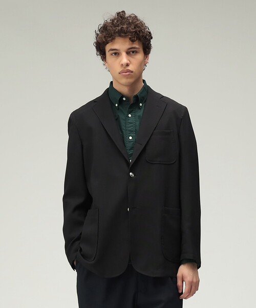BEAMS PLUS（ビームスプラス）の「3ボタン コンフォート ジャケット（テーラードジャケット・メンズ・ブラック・MEDIUM/SMALL/LARGE/X-LARGE）」の5枚目の写真
