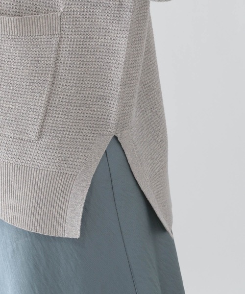 GLOBAL WORK（グローバルワーク）の「スッキレイVネックカーディガン長袖/283832（カーディガン/ボレロ・レディース・アイボリー系8/ミント/イエロー/ブラック系9/グレー系2/ライトブルー・SMALL/MEDIUM/LARGE）」の14枚目の写真