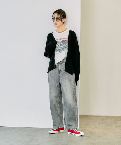 セール】スッキレイVネックカーディガン長袖/283832