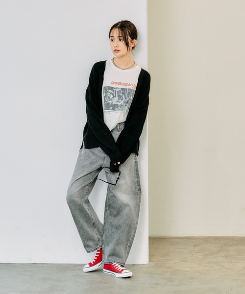 すー セール】スッキレイVネックカーディガン長袖/283832