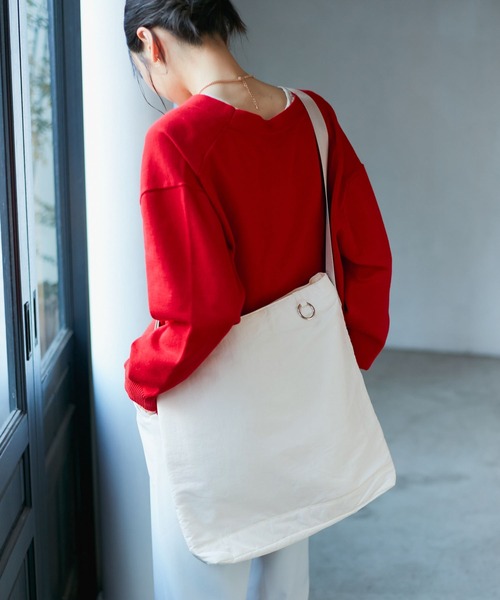 ROPE' PICNIC（ロペピクニック）の「撥水加工/大容量マルチショルダー＆トートバッグ（トートバッグ・レディース・ブラック/キナリ・FREE）」の2枚目の写真