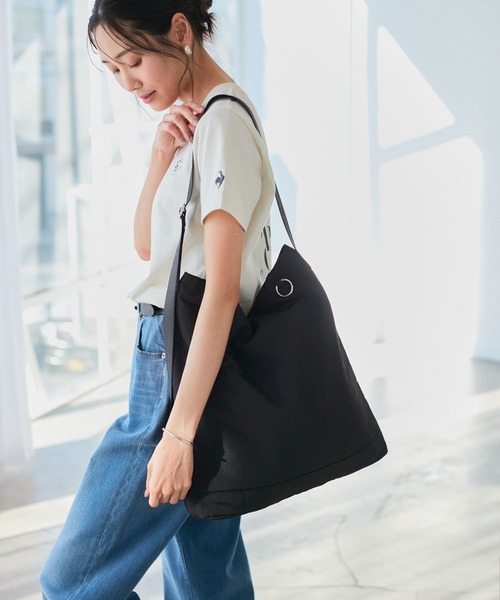 ROPE' PICNIC（ロペピクニック）の「撥水加工/大容量マルチショルダー＆トートバッグ（トートバッグ・レディース・ブラック/キナリ・FREE）」の21枚目の写真