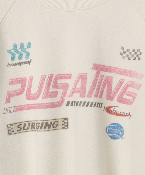 PAGEBOY(ページボーイ)の「モトクロススウェット(スウェット・レディース・オレンジ/オフホワイト/チャコールグレー・FREE)」の19枚目の写真