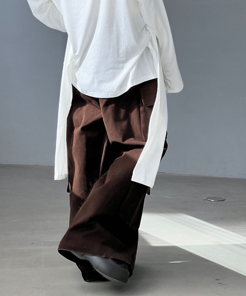 chuclla(チュクラ)の「メニーway オーバーサイズ カットソー chw25s024(Tシャツ/カットソー・レディース・ホワイト・FREE)」の4枚目の写真