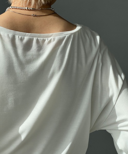 chuclla(チュクラ)の「メニーway オーバーサイズ カットソー chw25s024(Tシャツ/カットソー・レディース・ホワイト・FREE)」の8枚目の写真