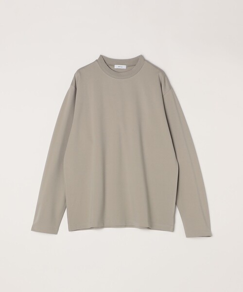 SHIPS any: デザイン リブ ハイゲージ ポンチ クルーネック Tシャツ (ロンT)◇ SHIPS any: デザイン リブ ハイゲージ ポンチ クルーネック T