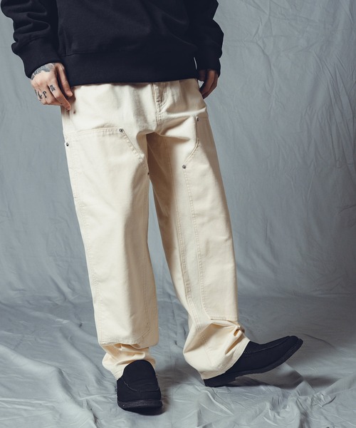 Subciety(サブサエティ)の「Double knee carpenter pants(その他パンツ・メンズ・カーキ/クリーム/グレー/ブラック・マルチサイズ)」の12枚目の写真
