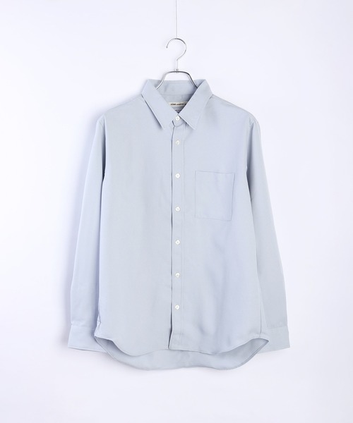 WESTSEA(ウエストシー)の「日本製 無地 リラックスフィット レギュラーカラーシャツ 長袖(シャツ/ブラウス・メンズ・サンドベージュ/ホワイト/ダークブラウン/サックスブルー・M/L/XL)」の8枚目の写真