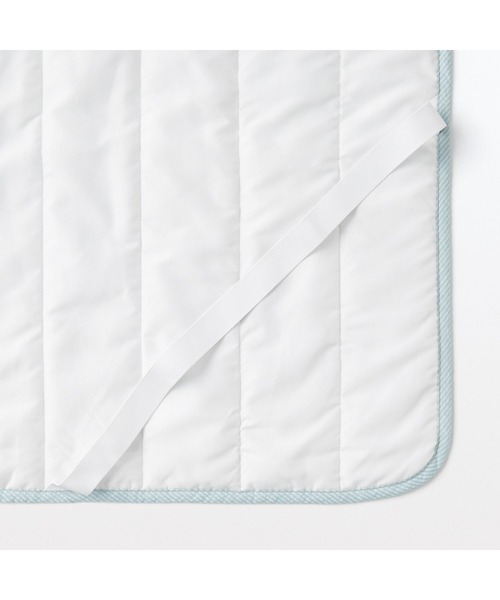 綿 サッカー織 敷パッド／S 100×200cm（寝具）｜無印