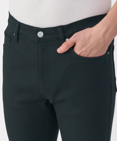 紳士 ストレッチデニムスリムパンツ 黒（デニムパンツ）｜無印良品