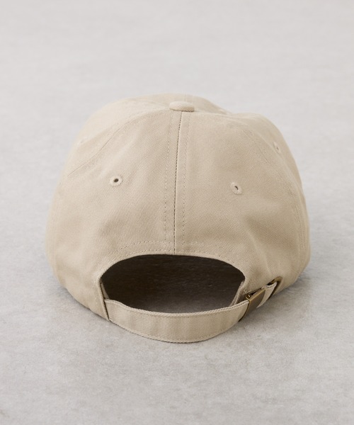 PAPILLONNER(パピヨネ)の「Regency works by papillonner/別注刺繍ロゴCAP(キャップ・レディース・ベージュ/チャコールグレー・FREE)」の16枚目の写真