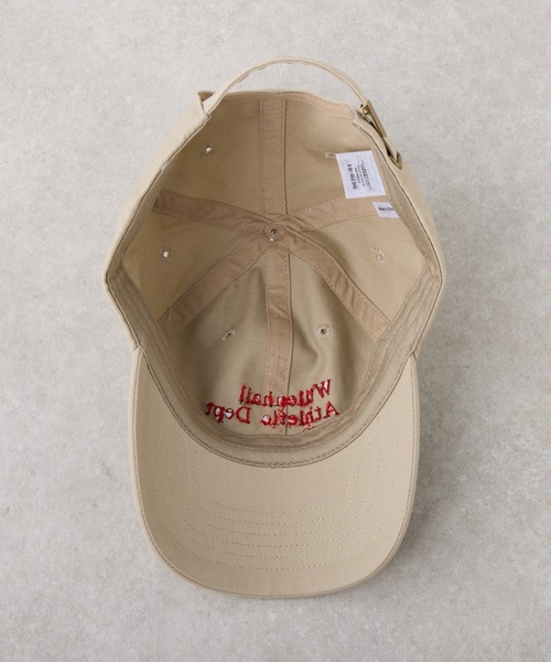 PAPILLONNER(パピヨネ)の「Regency works by papillonner/別注刺繍ロゴCAP(キャップ・レディース・ベージュ/チャコールグレー・FREE)」の14枚目の写真