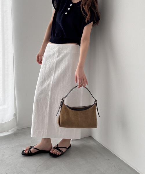 CANAL JEAN(キャナルジーン)の「diggity スエードベルトハンドバッグ(ハンドバッグ・レディース・ベージュ・ONE SIZE)」の13枚目の写真