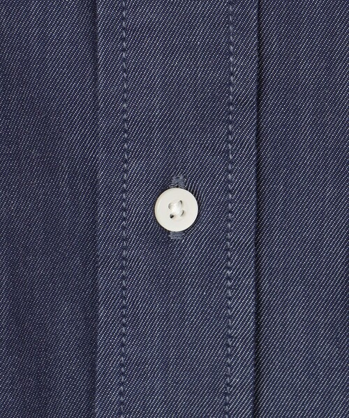 J.PRESS YORK STREET（ジェイプレスヨークストリート）の「【UNISEX】コットンライトオンスデニム シャツ / B.D.（シャツ/ブラウス・メンズ・ホワイト系/ネイビー系・SMALL/MEDIUM/LARGE）」の8枚目の写真