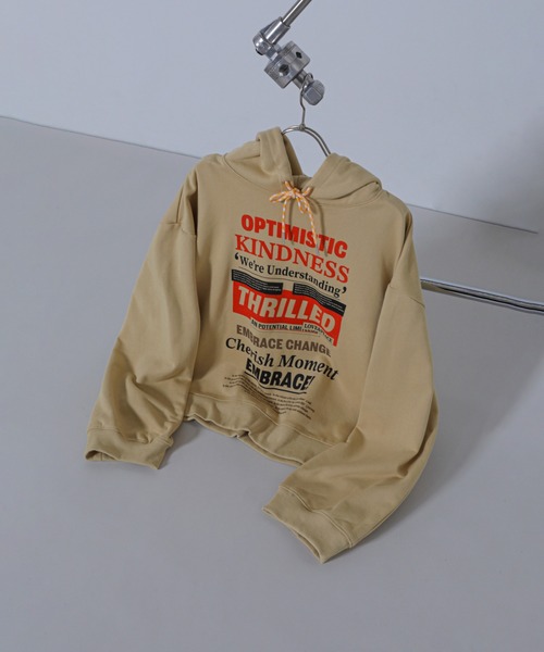 パーカー (OKIRAKU×ROSEBUD)GRAPHIC HOODED SWEAT レディース ROSE BUD パーカー (OKIRAKU×ROSEBUD)GRAPHIC HOODED SWEAT