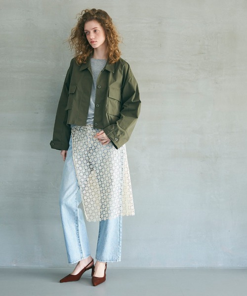 coca(coca)(コカ)の「【WEB限定セール】レースラップ(スカート・レディース・アイボリー・ONE SIZE)」の3枚目の写真