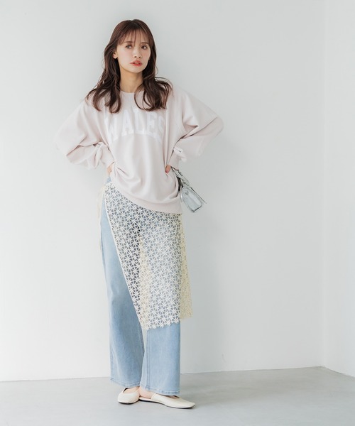 coca(coca)(コカ)の「【WEB限定セール】レースラップ(スカート・レディース・アイボリー・ONE SIZE)」の9枚目の写真