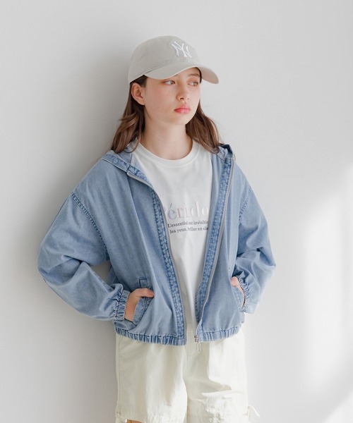 セール】ズットパットデニムパーカー/290857（パーカー）｜GLOBAL WORK