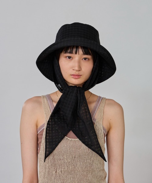 セール】OVERRIDE OGC SHEER SCARF HAT SG / オーバーライド