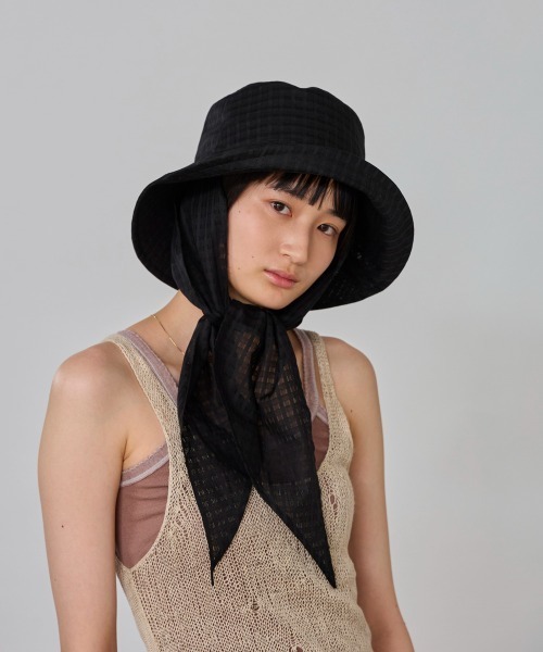 セール】OVERRIDE OGC SHEER SCARF HAT SG / オーバーライド