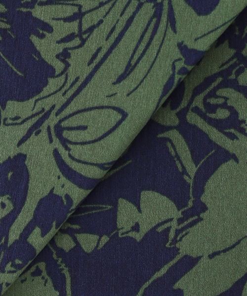 JOURNAL STANDARD relume（ジャーナルスタンダード　レリューム）の「《再入荷！》【洗濯機洗い可能】大きな花柄で大人カジュアルに仕上がる。コントラストフラワープリントパンツ（その他パンツ・レディース・ブラック/アイボリー/グリーン・FREE）」の13枚目の写真