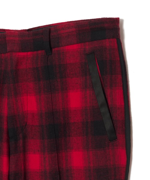 CRIMIE（クライミー）の「JAX SUIT TROUSERS CHECK（その他パンツ・メンズ・ブラック/レッド・L/S/M/XL/XXL）」の18枚目の写真