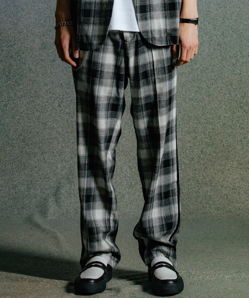 CRIMIE（クライミー）の「JAX SUIT TROUSERS CHECK（その他パンツ・メンズ・ブラック/レッド・L/S/M/XL/XXL）」の21枚目の写真